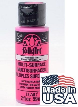 Multi-Surface Satin • Bright Pink - Декорфин акрил за всякаква повърхност 59 мл.