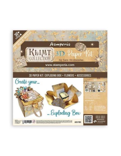 3D Paper Kit 12x12 Inch Klimt