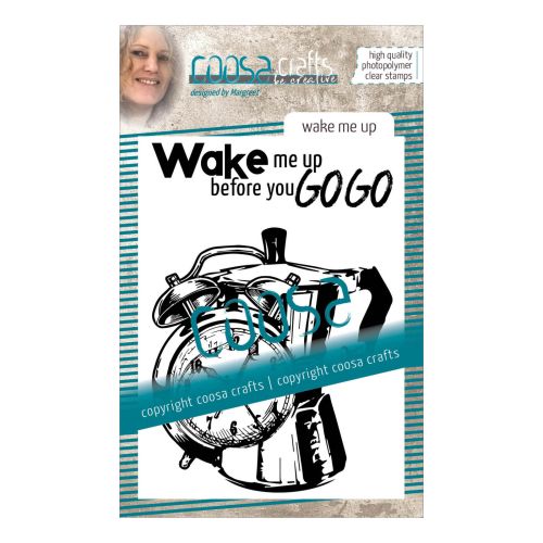 COOSA Crafts • Clear stamp Fusion #11 Wake me up - Дизайн силиконов печат A7
