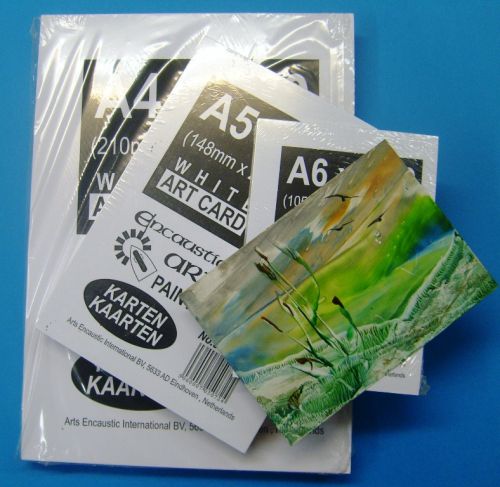 Encaustic Cards - Комплект 20 бр. картон А6 за Енкаустика